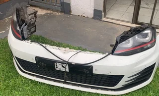 2017 Volkswagen Golf 7 Gti Front Bumper And Headlights