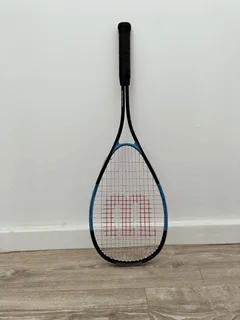 Wilson's squash racket, barely used, like new in pristine condition — price negotiable