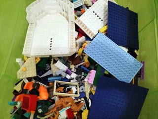 Lego crate with mixed sets, some still in tact for sale, brand new like pristine condition