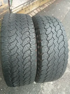 2x 255/60/R18 GENERAL GRABBAL AT3 TYRES CALL NATAL 0688190717