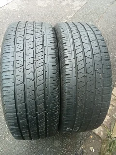 2X 265/60/R18 CONTINENTAL CROSS CONTACT TYRES 90% THREAD LIFE CALL NATAL 0688190717