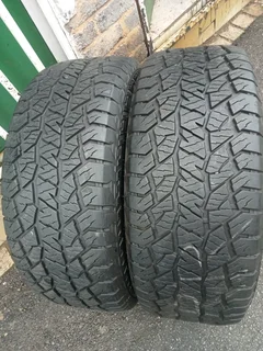 2x 265/60/R18 HANKOOK DYNAPRO AT 2 TYRES 95% THREAD LIFE CALL NATAL 0688190717