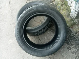 2X 235/50/R18 CONTINENTAL NORMAL TYRES CALL NATAL 0688190717