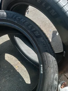 2x 245/40/R20 MICHELIN PRIMACY TYRES 98% THREAD LIFE CALL NATAL 0688190717