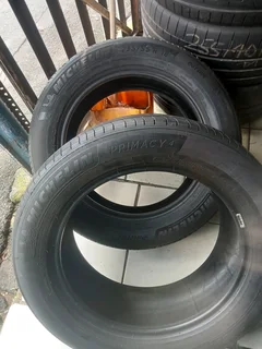 2x 235/55/R18 MICHELIN PRIMACY TYRES 95% THREAD LIFE CALL NATAL 0688190717