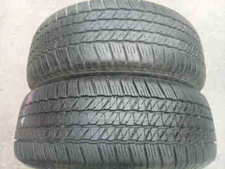 2x 265/60/r18 Bridgestone Dueler Tyres 95%thread Life Call Natal 0688190717