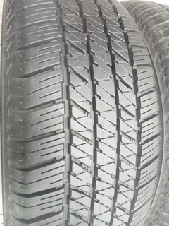 2x 265/60/R18 BRIDGESTONE DUELER TYRES 95%THREAD LIFE CALL NATAL 0688190717