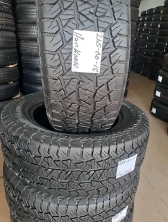4x 265/60/R18 HANKOOK DYNAPRO AT 2 TYRES CALL NATAL 0688190717