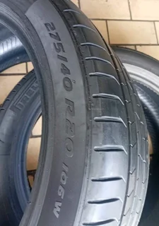 X5 Bmw Tyres For Sale 275/40/r20 Pirelli P Zero Runflat Call Natal 0688190717