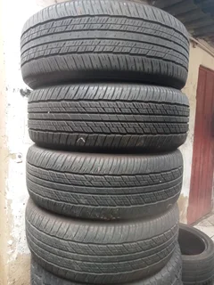 4x 255/60/r18 Dunlop Grandtrek At23 Tyres Call Natal