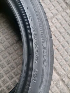 2x 245/40/R20 BRIDGESTONE POTENZA RUNFLAT TYRES CALL NATAL