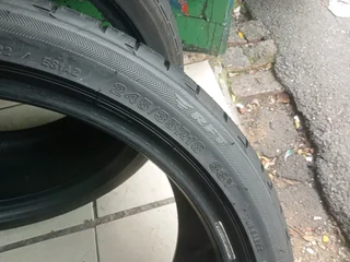 2x 245/35/R18 BRIDGESTONE POTENZA RUNFLAT TYRES CALL NATAL IS AVAILABLE NOW