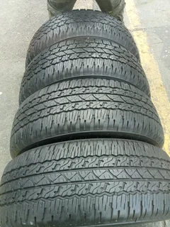 4x 265/65/r17 Bridgestone Dueler Tyres 95%thread Life Call Natal