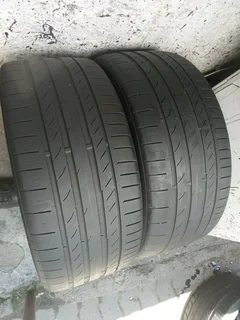 2x 255/40/R20 CONTINENTAL NORMAL TYRES 90%THREAD LIFE CALL NATAL 0688190717