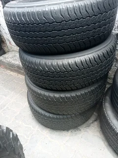 4x 265/60/R18 DUNLOP GRANDTREK A/T TYRES CALL NATAL 0688190717