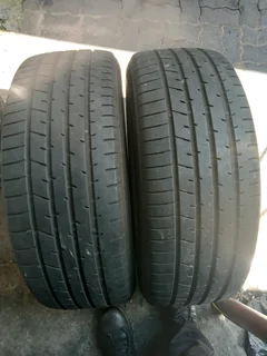 2x 225/55/R19 TOYO PROXES TYRES 95%THREAD LIFE CALL NATAL 0688190717