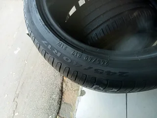2x 245/40/R17 PIRELLI P ZERO NORMAL TYRES 98%THREAD LIFE CALL NATAL 0688190717