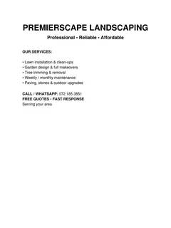 Premierscape Landscaping