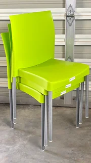 Plastic Chairs x 3