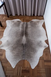 Weylandst Grey Cow Hide Mat