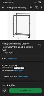 Clothing rail