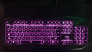 Trust GXT 830-RW Avonn LED Full-Size Keyboard-Quiet, Backlit RGB for Office / Home Use(Wired USB)