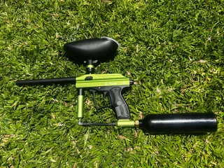 Spyder XTRA Paintball Gun &#43; Hopper &#43; Full Tank - Complete Setup!