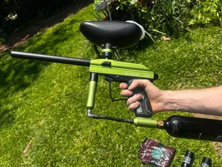 Spyder XTRA Paintball Gun &#43; Hopper &#43; Full Tank - Complete Setup!