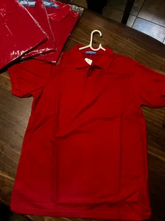 Red Golf Shirt - Clean Fresh &amp; Affordable 1x (M/L/XL/XXL)