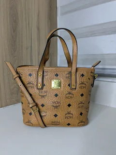 Pre Owned Mcm Anya Mini Tote