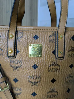 PRE OWNED MCM ANYA MINI TOTE