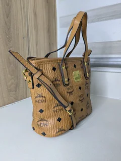 PRE OWNED MCM ANYA MINI TOTE