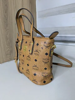 PRE OWNED MCM ANYA MINI TOTE