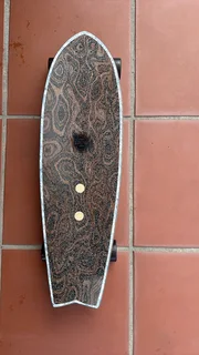 Globe Sun City Black Burle/White Pearl Complete Skateboard Cruiser 9&#34; x 30&#34;
