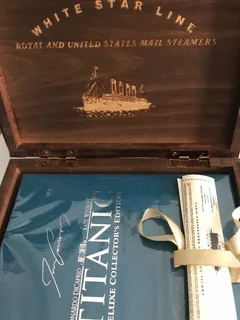 TITANIC Limited Edition Wooden  Box Set