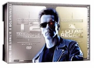 Terminator 2 and Total Recall Ultimate Edition Plexiglass Box Set with T2 Led