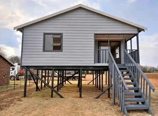 Nutec Home: 12m×10m with 3 Bedrooms, 2 Bathrooms, Kitchen area, Lounge area, Balcony and Car Parking