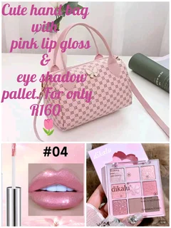 Handbags and make up.