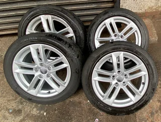225/50/17 Audi rims and Tyres.