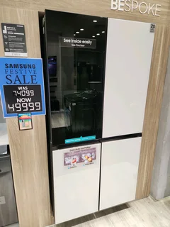 Samsung Bespoke See-Thru Door BEST deal-Save R24100 and Get A free A56 worth R10999
