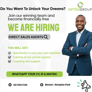 Direct Sales Agents (F2F) (commission based only)