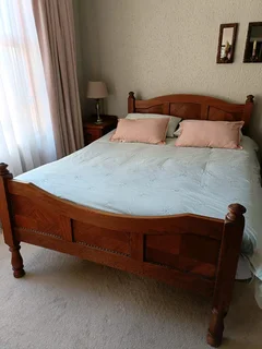 Antique bed headboard &amp; foot piece