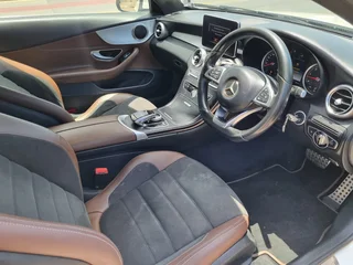 White Mercedes-Benz C 220d Coupe with 96000km available now!