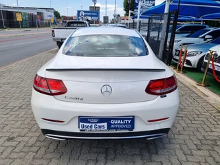 White Mercedes-Benz C 220d Coupe with 96000km available now!