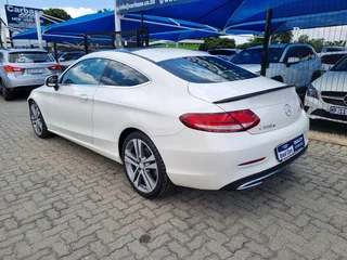 White Mercedes-Benz C 220d Coupe with 96000km available now!