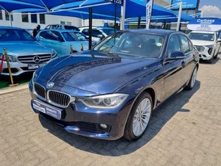 BMW 320i Luxury Line, Blue with 128000km, for sale!