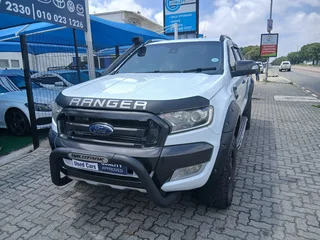 White Ford Ranger 3.2 TDCi Wildtrak 4x4 D/Cab AT with 116000km available now!