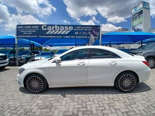 White Mercedes-Benz CLA 200 with 130000km available now!