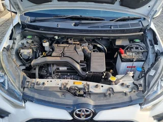 White Toyota Agya 1.0 with 140000km available now!