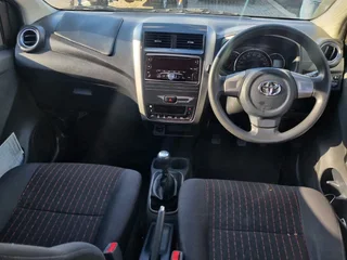 White Toyota Agya 1.0 with 140000km available now!